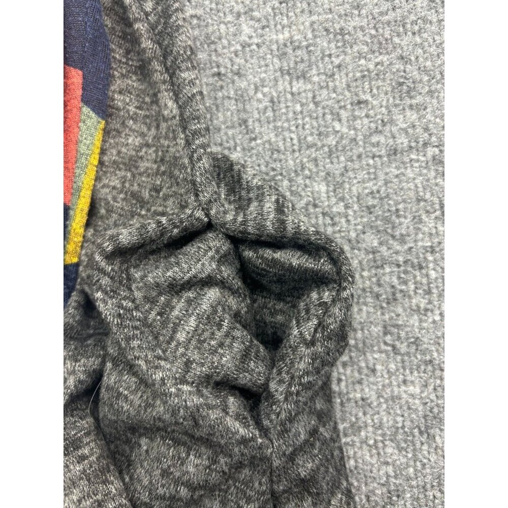 Egs California Sweater Dress Women's M Gray Striped Long Sleeve Pockets USA - Picture 5 of 7
